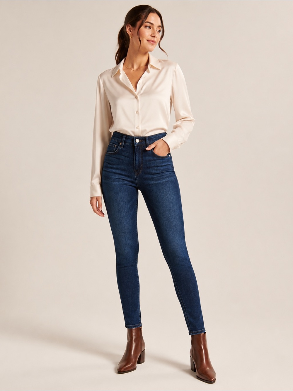 NWT Good American Good Legs Skinny Jeans Women’s Size 25